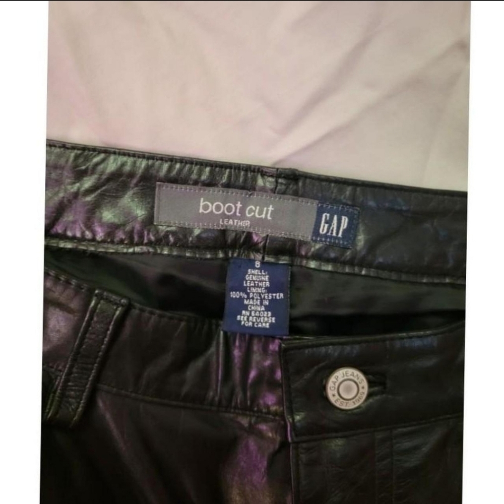 GAP Genuine Leather Bootcut Pants